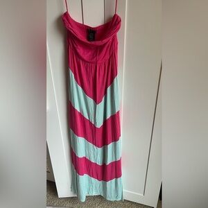 Design History strapless maxi dress